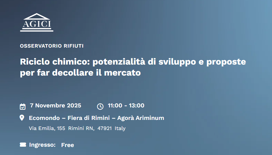 Riciclo chimico: potenzialità di sviluppo e proposte per far decollare il mercato